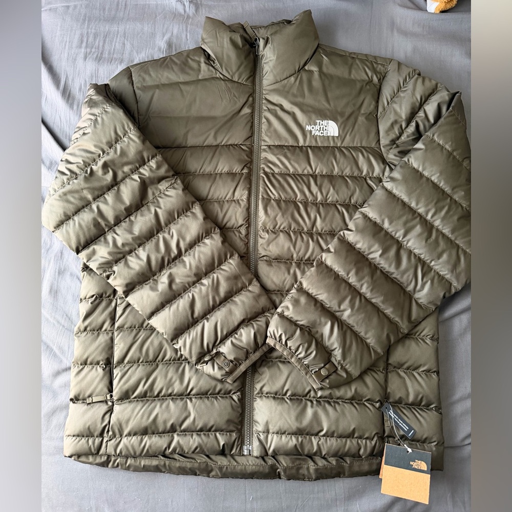 The North Face Khaki Quilted Jacket